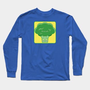 Happy Broccoli Long Sleeve T-Shirt